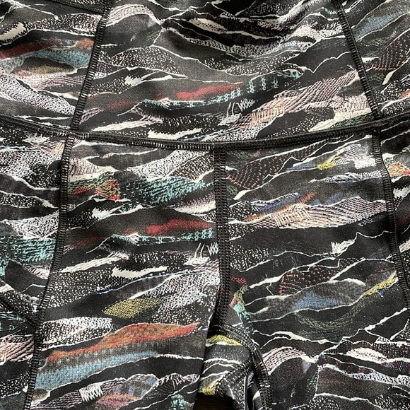 Sz2 Lululemon Fast & Free 7/8 tights in mini sweatr multi black VVGUC - Picture 6 of 8